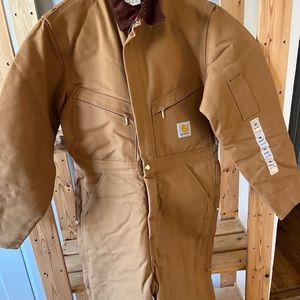 NWT Carhartt X01 Duck Coverall Quilt Lined Size 38 Short